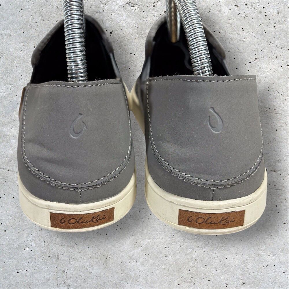Olukai Mesh Sneakers Pehuea Pai Breathable Slip On Womens Size 9.5 Gray - Picture 9 of 11